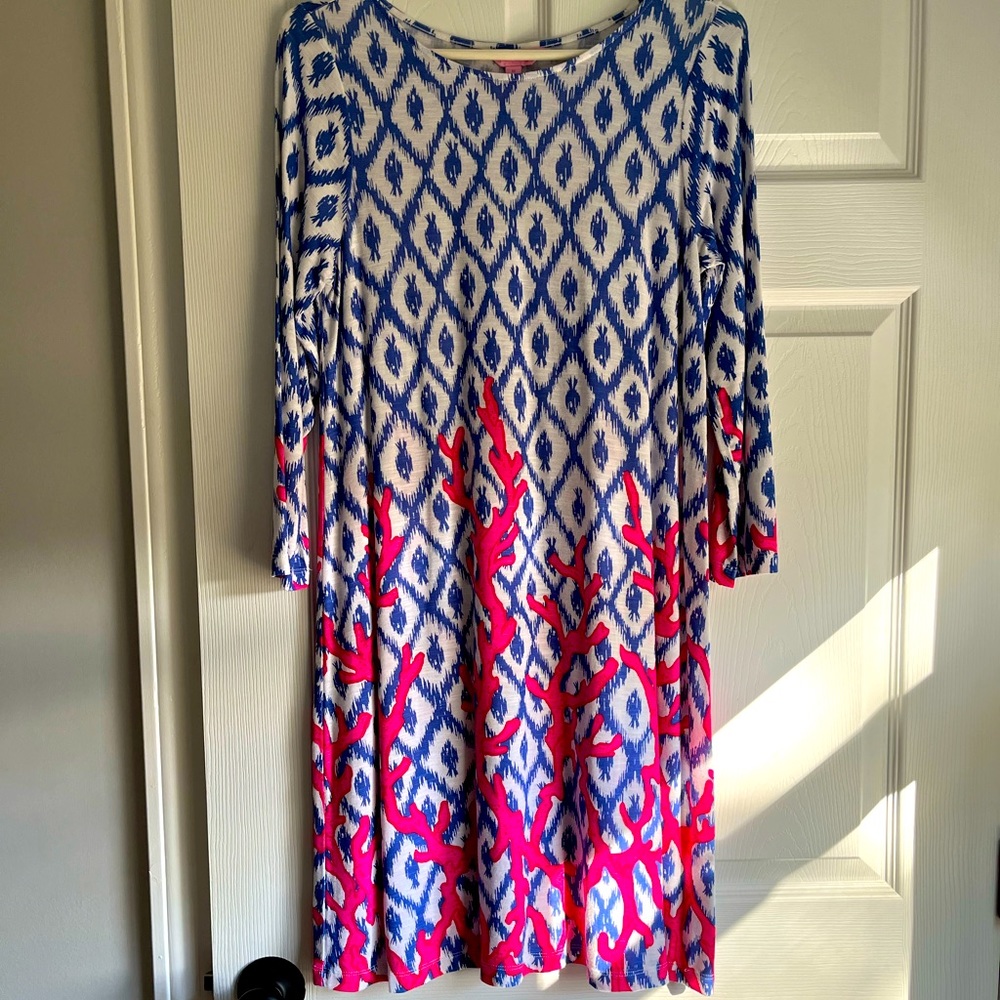 Lilly Pulitzer Orphelia dress in Deep Dive Little Fish